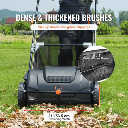 Premium Push Lawn Sweeper Pro Edition