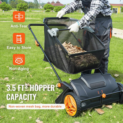 Premium Push Lawn Sweeper Pro Edition