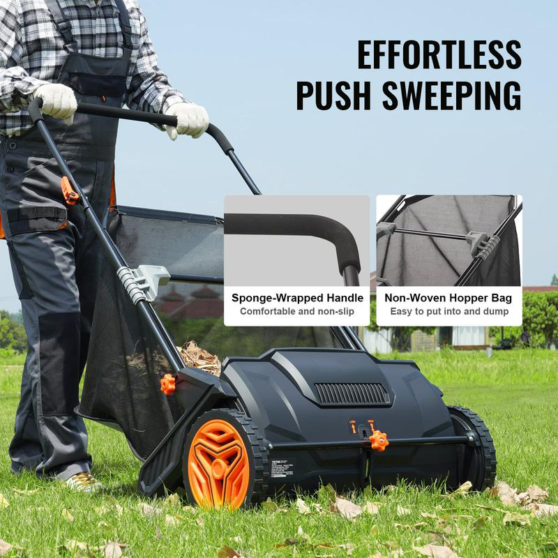 Premium Push Lawn Sweeper Pro Edition