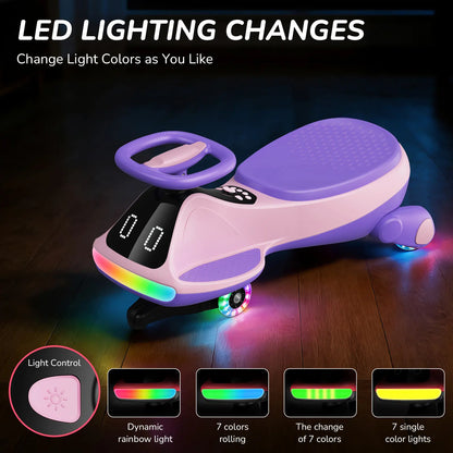 Next Generation LED Bluetooth Wiggle Ride