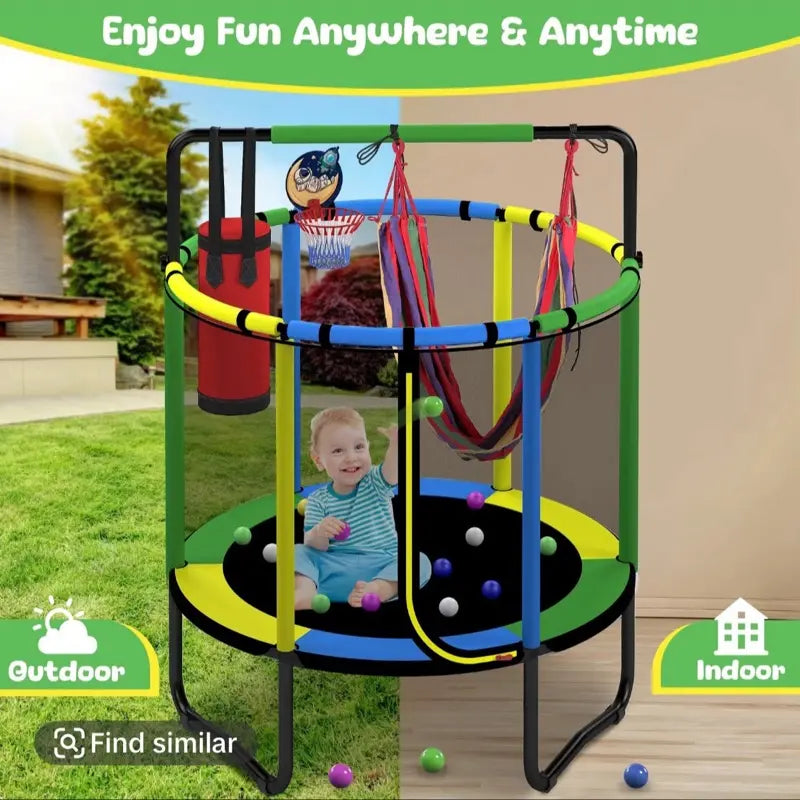 Next Level Safe Bounce Kids Trampoline