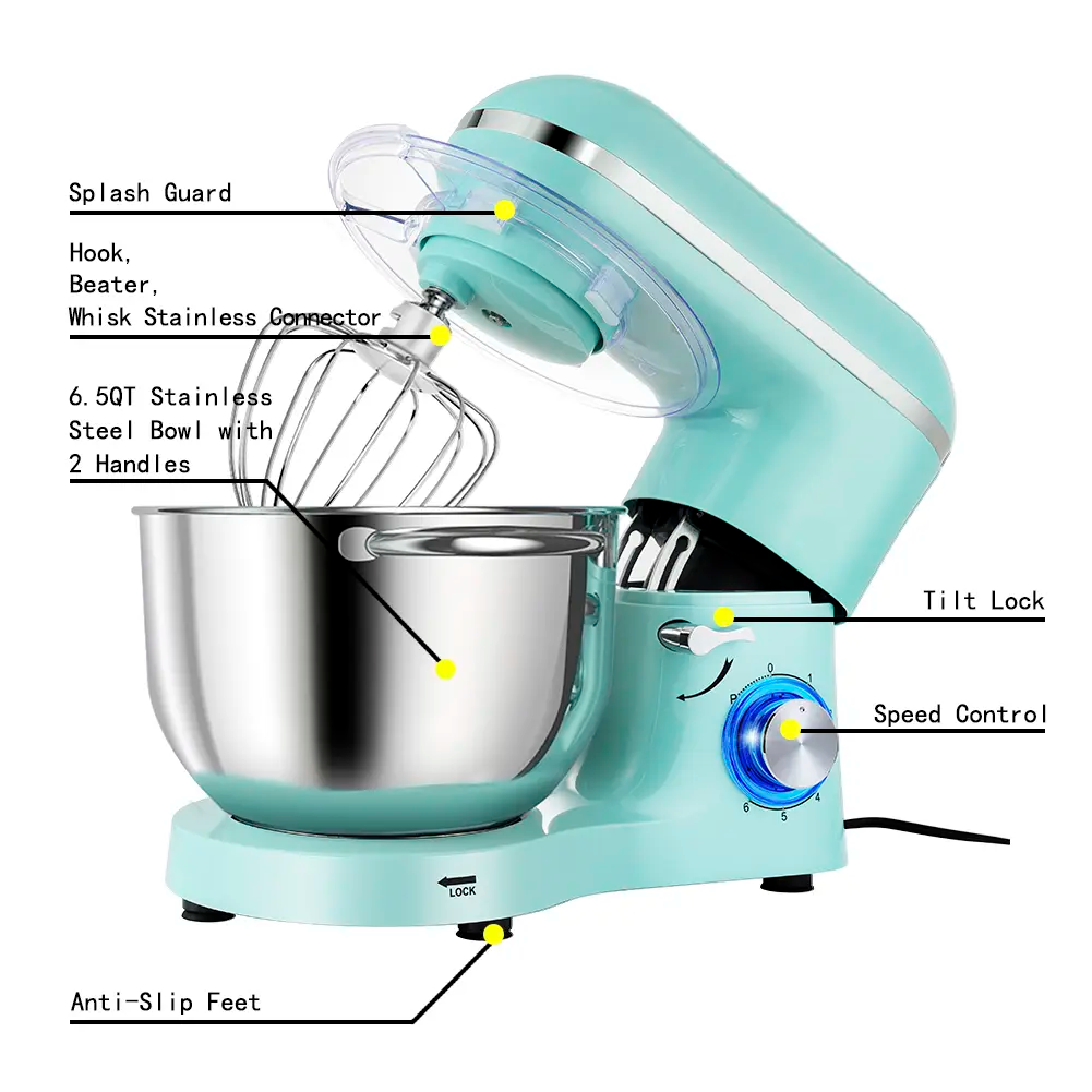 Premium Heavy Duty Baking Stand Mixer