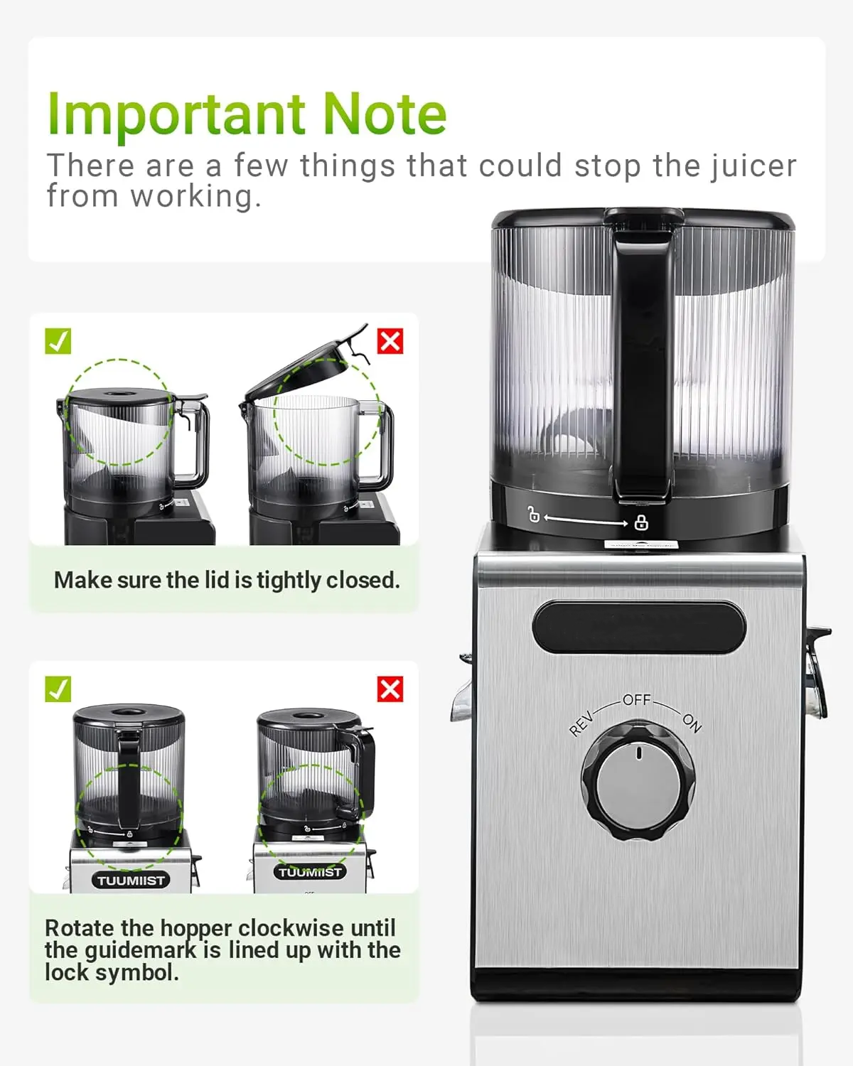 Ultimate Whole Fruit Cold Press Juicer System
