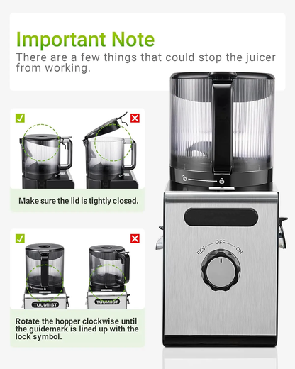 Ultimate Whole Fruit Cold Press Juicer System