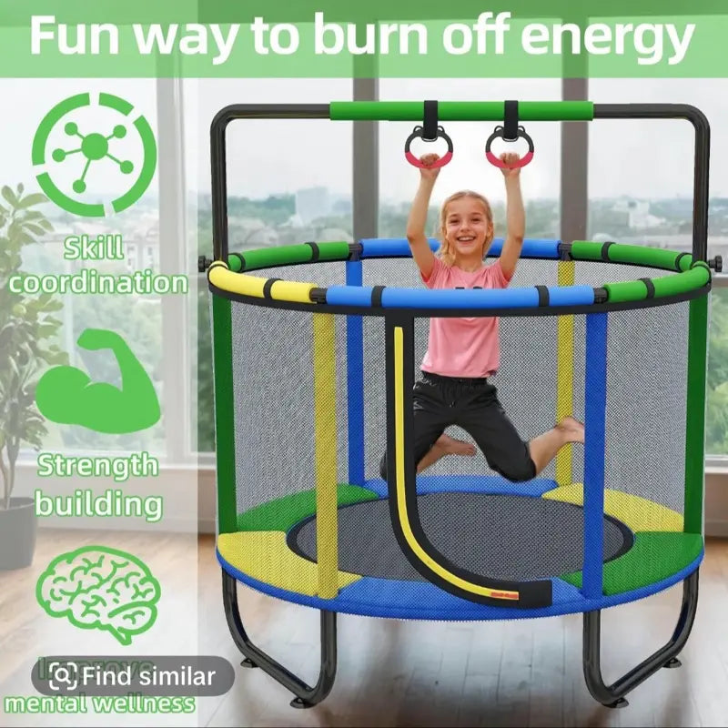 Next Level Safe Bounce Kids Trampoline