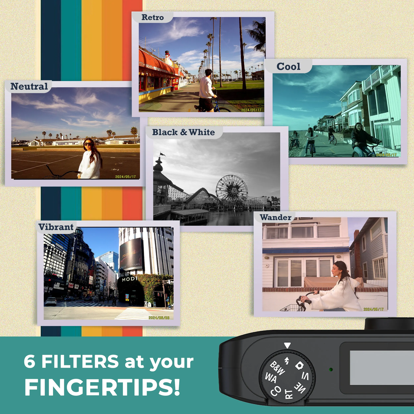 Premium Vintage Style Digital Camera
