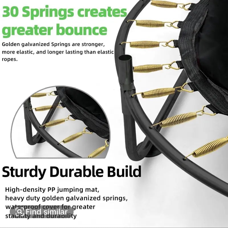 Next Level Safe Bounce Kids Trampoline