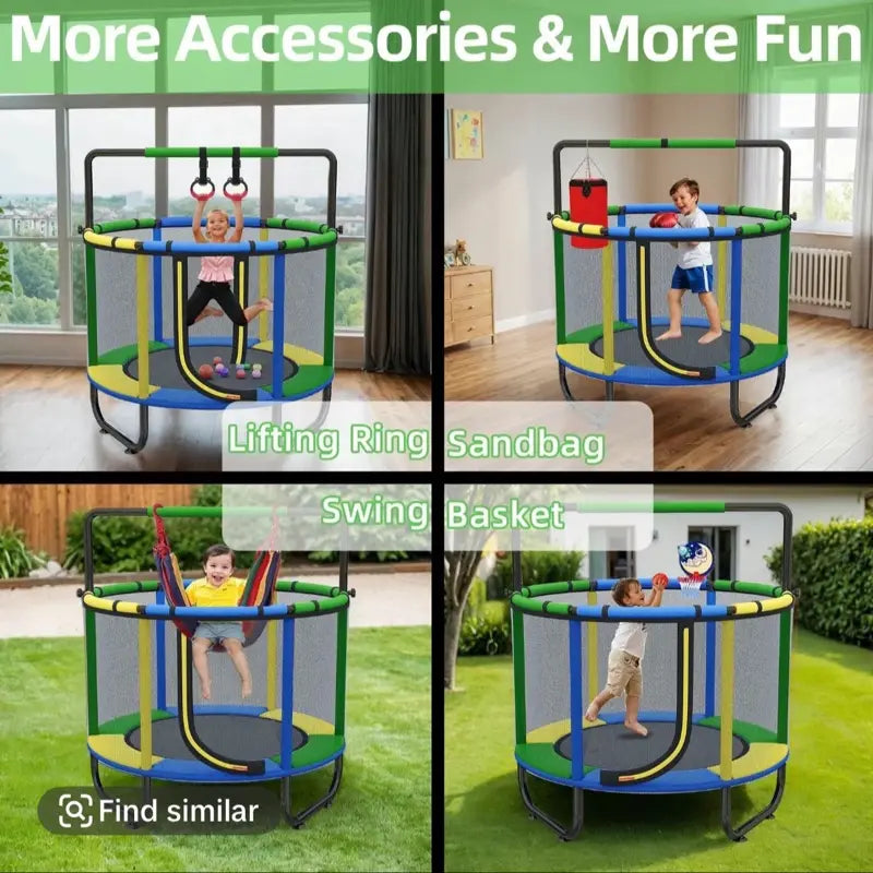 Next Level Safe Bounce Kids Trampoline