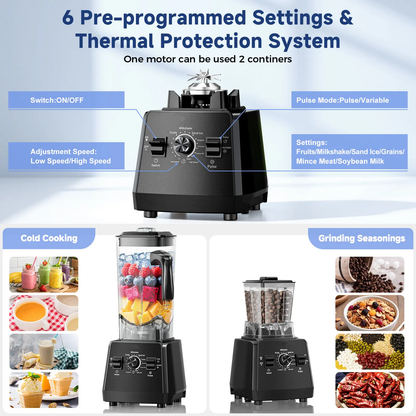 Ultimate Kitchen Power Blend and Grind Station