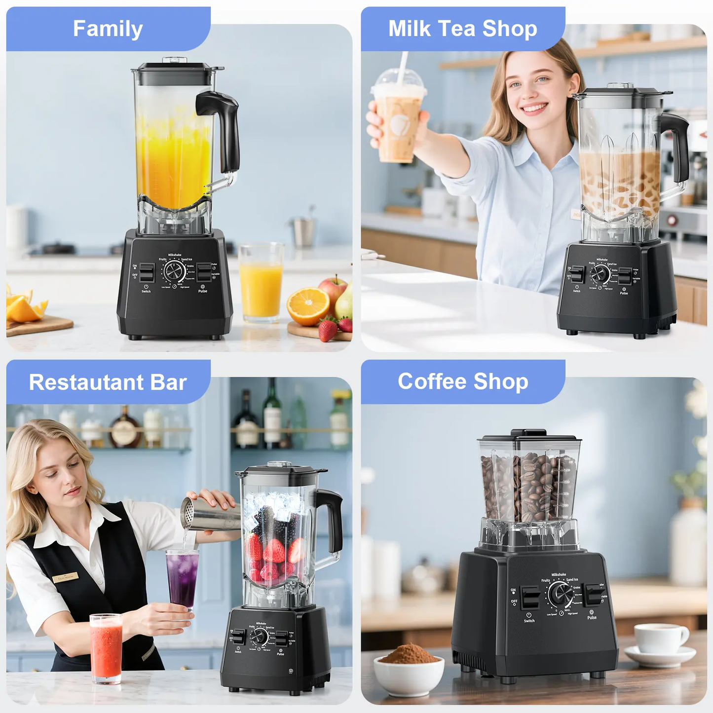 Ultimate Kitchen Power Blend and Grind Station