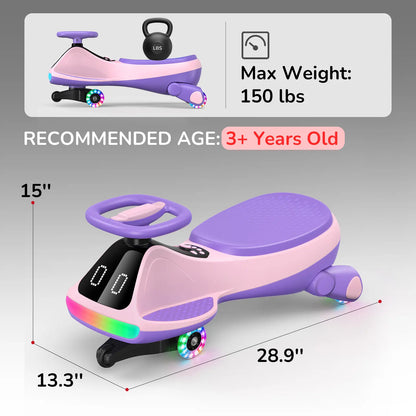 Next Generation LED Bluetooth Wiggle Ride