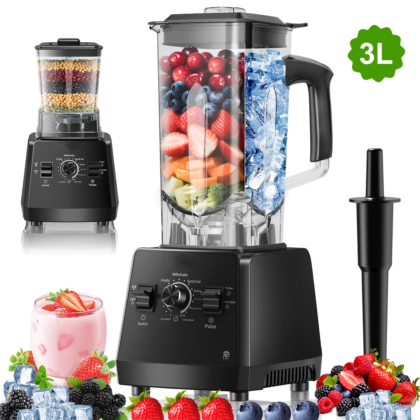 Ultimate Kitchen Power Blend and Grind Station