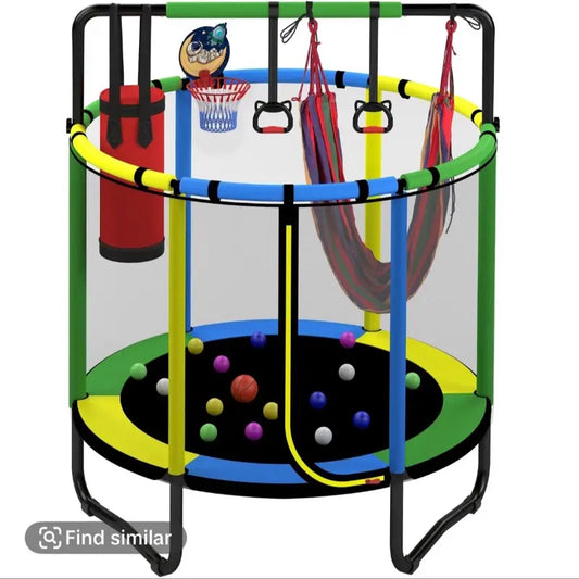 Next Level Safe Bounce Kids Trampoline