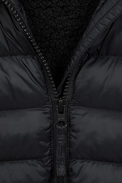 Fur-Lined Kids Padded Jacket - Lightweight