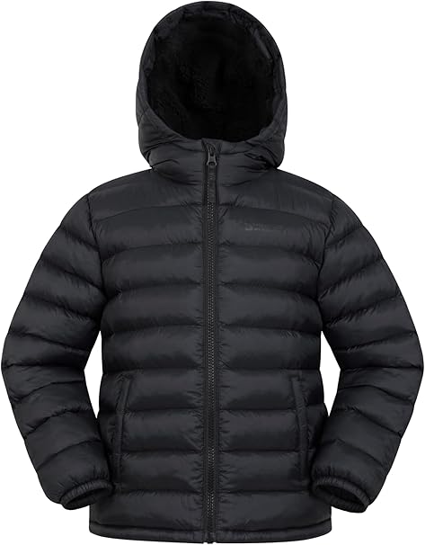 Fur-Lined Kids Padded Jacket - Lightweight