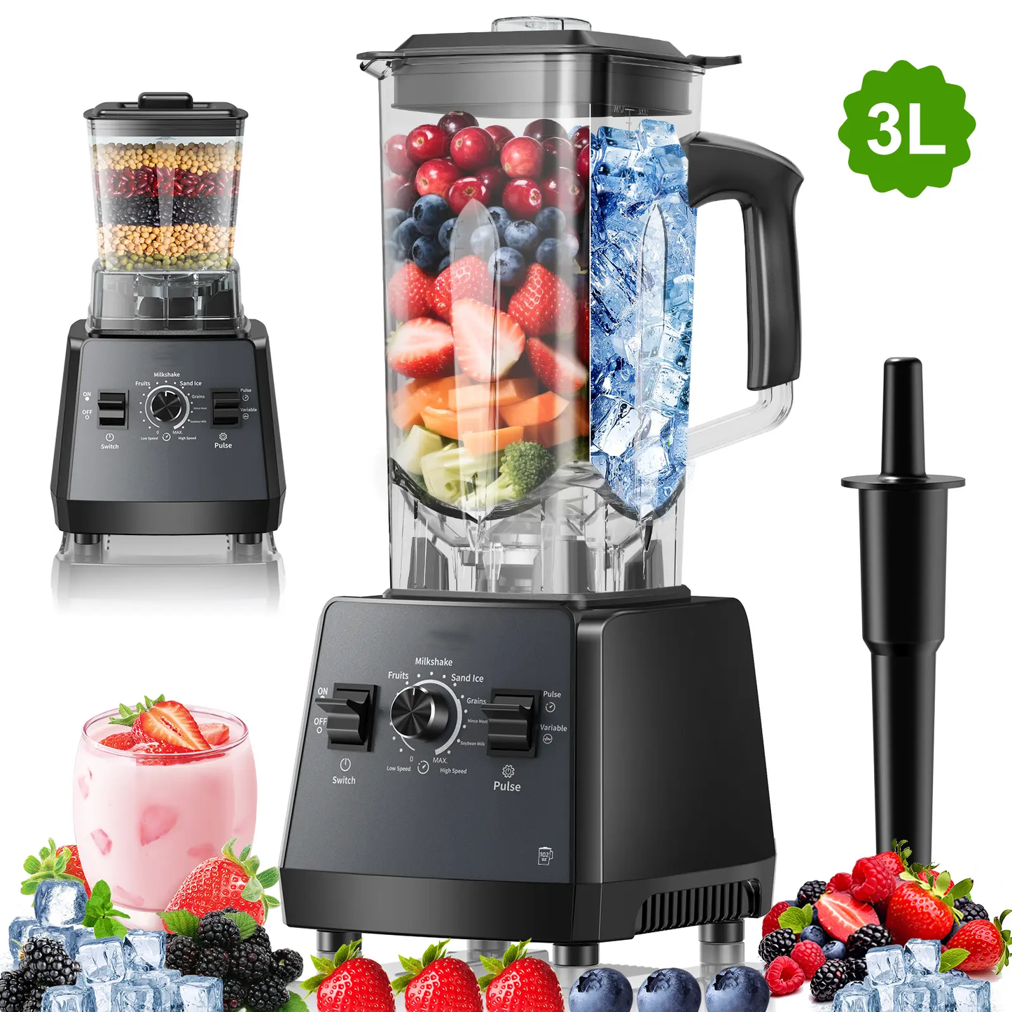 Ultimate Kitchen Power Blend and Grind Station