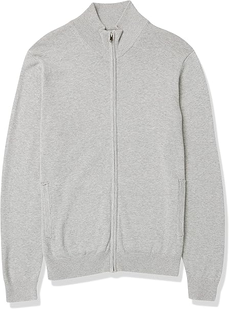 Men's Full-Zip Cotton Jumper