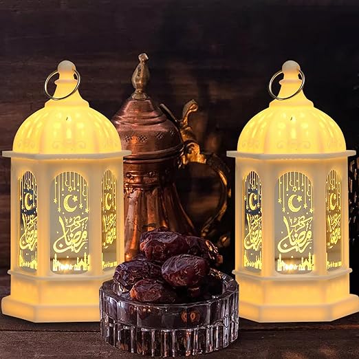 Mini Ramadan Candle Lantern Decorations for Centerpiece