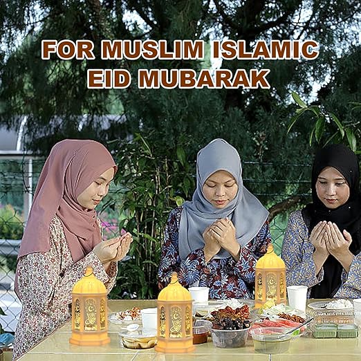 Mini Ramadan Candle Lantern Decorations for Centerpiece