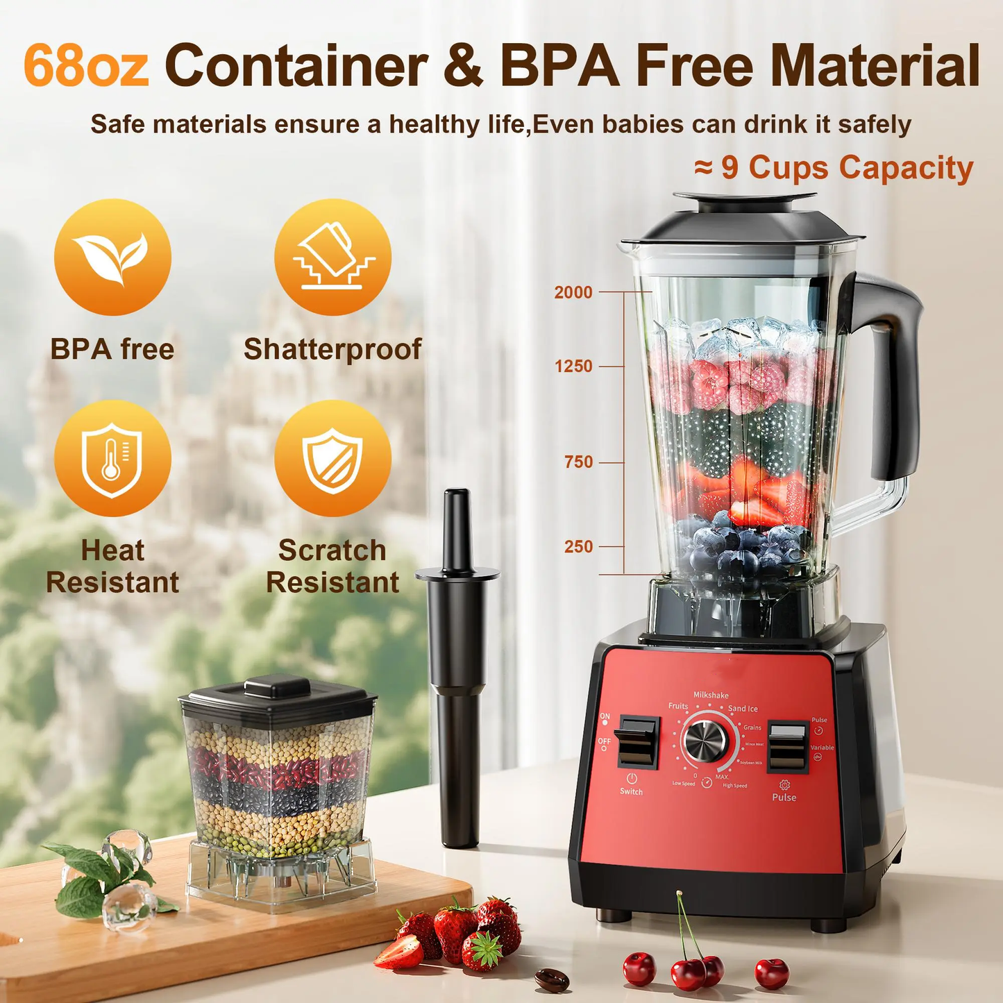 Ultimate Kitchen Power Blend and Grind Station